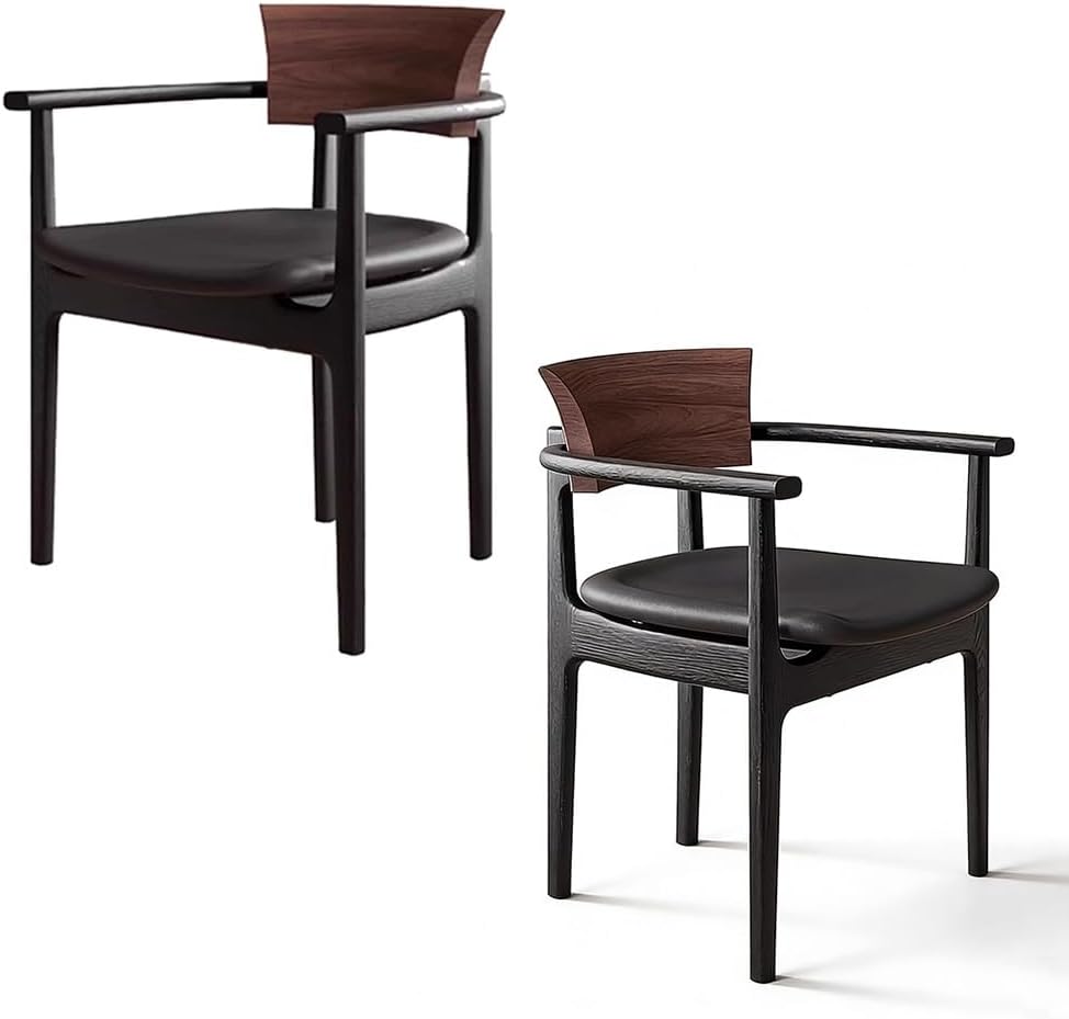 Etlegor Modern Leather Dining Chairs, Mid-Century Minimalist Breakfast Chairs...