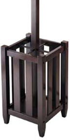 Yardlio Cappuccino Coat Tree: Elegant Storage Solution with Dual Hooks