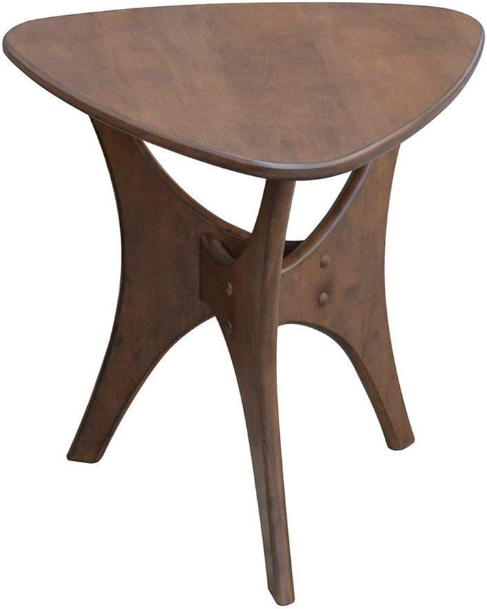 INK+IVY Blaze Accent Tables - Wood Side Table - Pecan, Mid-Century Modern Sty...