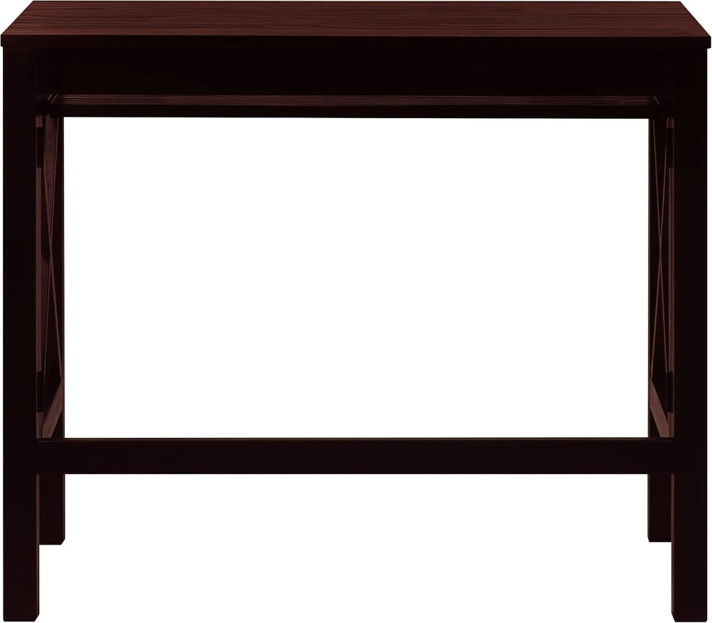 Casual Home Montego Folding Desk with Pull-Out Tray-Espresso