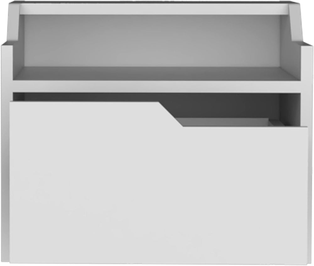 Floating Nightstand, Modern Design with Single Drawer Storage,for Small Spaces