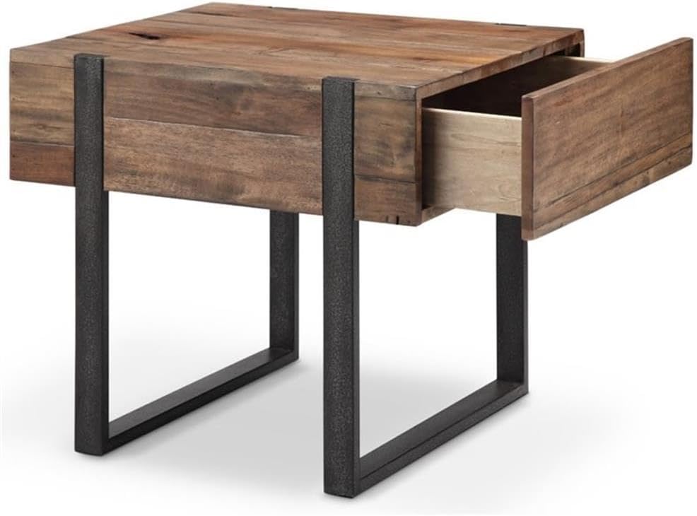 BOWERY HILL Contemporary End Table, 24" H x 22" W x 26" D, Rec...