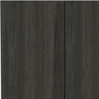 HomeRoots 71" Dark Brown Wood Pantry Or Storage Closet