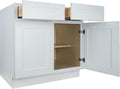 Hollywood Fabiani Design Base Kitchen Cabinet - 30 in. W x 24 in. D x 34.5 in. H, Shaker White, Solid Wood Frame, 1/2-Inch Cabinet-Grade Plywood Box, Soft-Close Door, Ready to Assemble