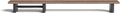 Raico Desk Cockpit Shelf Monitor Stand System Dual Screen Setup Wood Large Desk Accessory Organizer Unit (Walnut, Full Length v2 | 45.7 Inches)