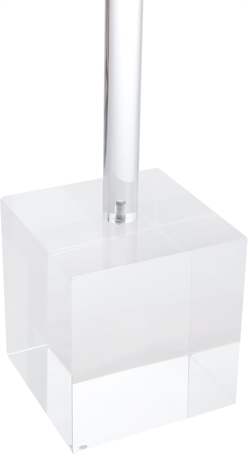 Clear Acrylic End Table,Side Table,Clear,for Livingroom,13.5 x 13.5 inch, 23 ...