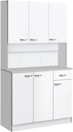 71" Modern Freestanding Kitchen Buffet Hutch with Server and Storage,for Kitchen