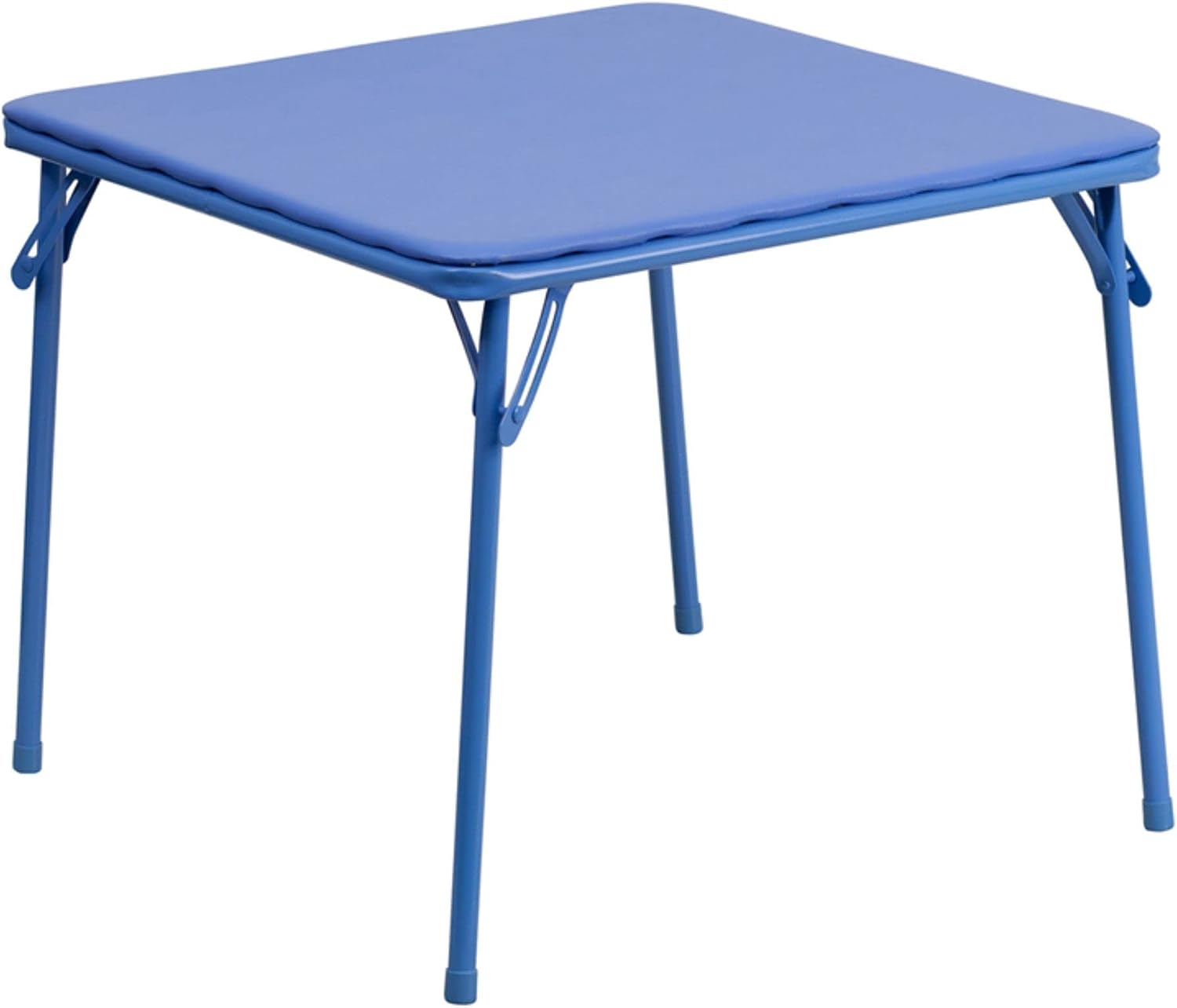 Flash Furniture Mindy Kids Colorful 3 Piece Folding Table and Chair Set & Mindy Kids Blue Folding Table