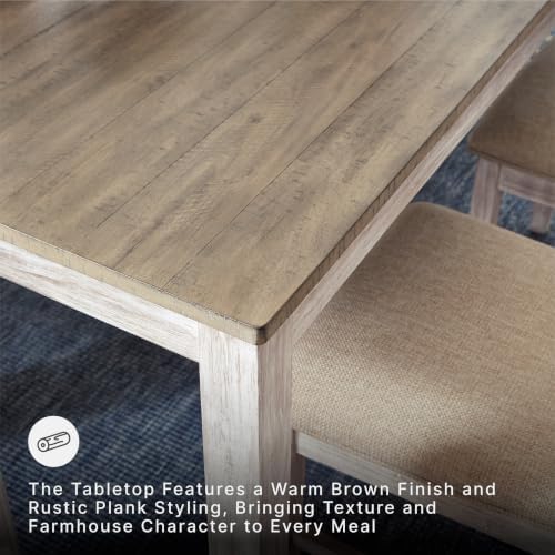 Signature Design by Ashley Skempton 7-Piece Dining Table Set for 6