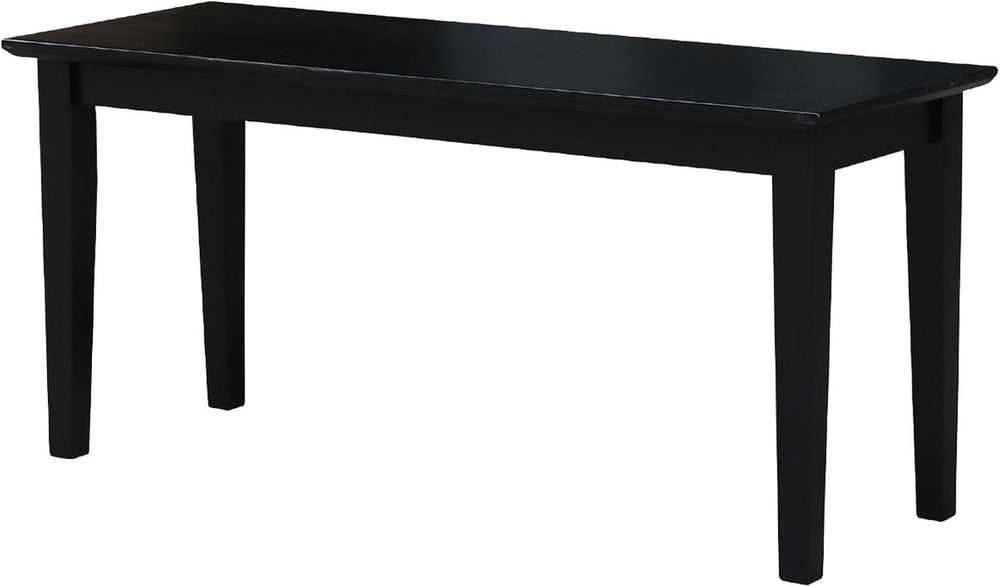 International Concepts Shaker Style Bench, 39-Inch Wide, Solid Parawood, Unfi...