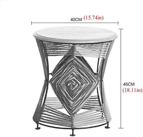 Telephone Table, Small Round Side Table,Coffee Table,Telephone Side Table,Han...