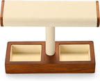 Oirlv Solid Wood Watch Display Stand T-bar Watch Stand for Men and Women Jewelry Accessory Organizer for Store and Home(SM19101)