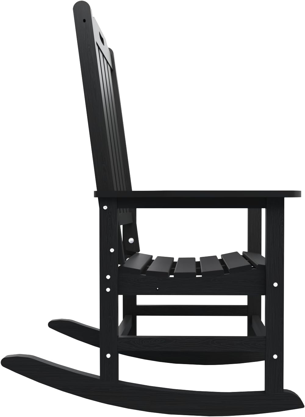 THOEOE Outdoor Rocking Chairs, Oversized Patio Rocking Chair | HDPE Outdoor R...