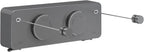 Danpoo Retractable Clothesline, Anti-Sag Adjustable Knob Heavy-Duty Clothes Line for Indoors/Outdoors with 2 * 13.8ft Stainless Steel Wire, Laundry Wall Drying Solutions, Gray