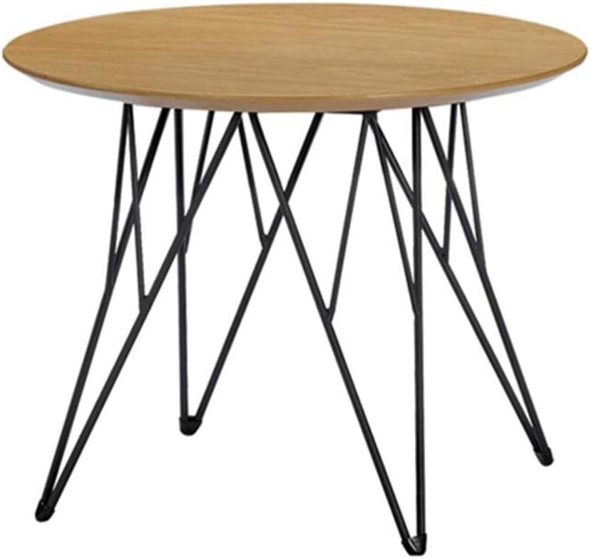 Telephone Table, Sofa Side Table Round Coffee Table Metal Support Tilt Leg Li...