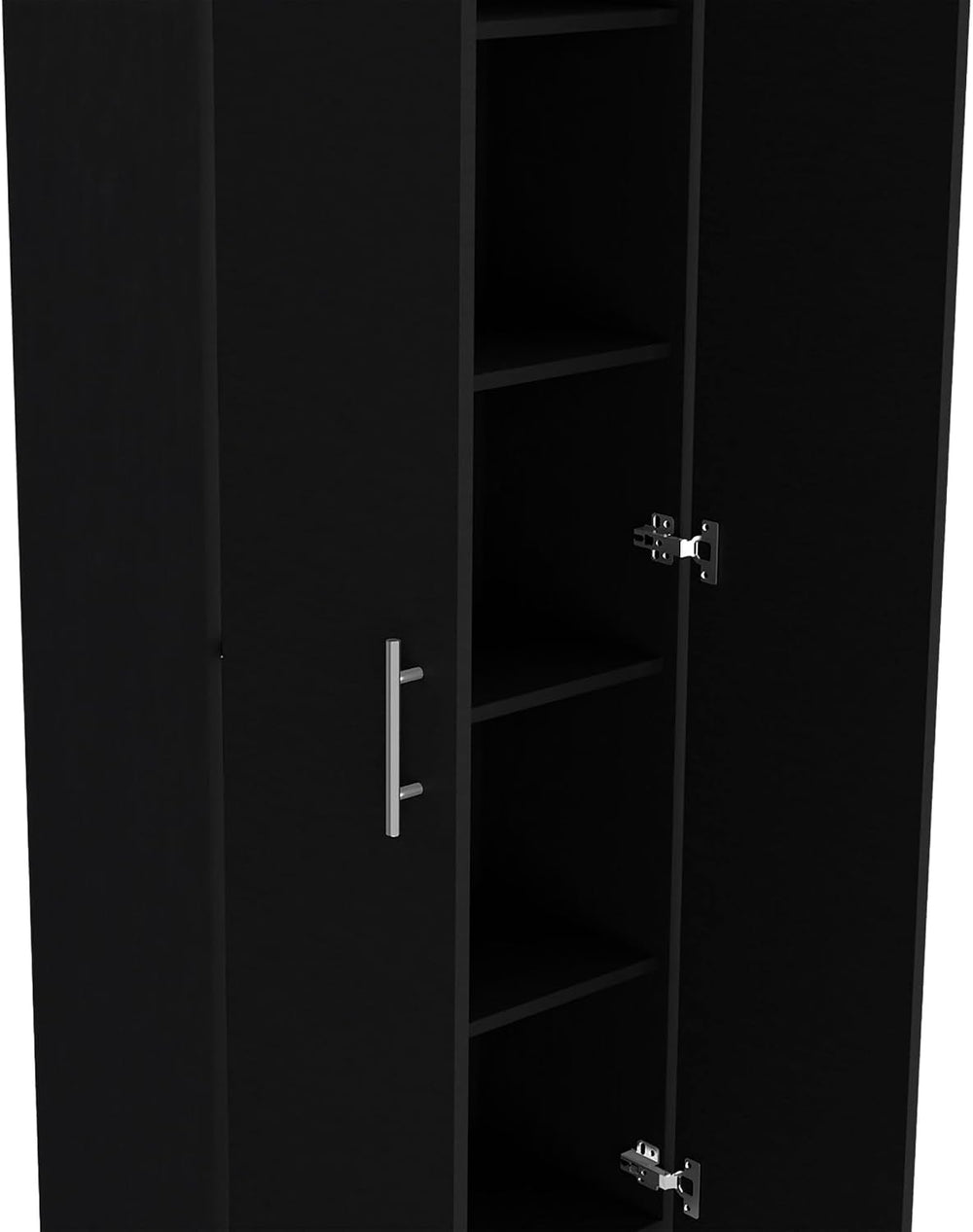 Pantry Cabinet Clinton, Kitchen, Black