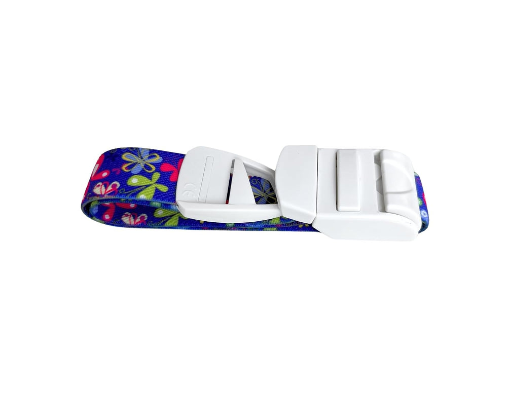 Medical Tourniquet with Butterfly Purple/Violet Pattern with ABS Plastic Buck...