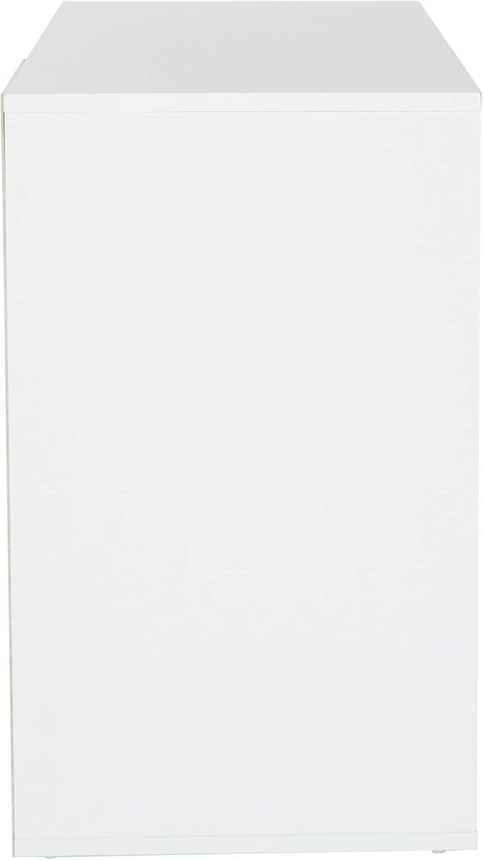 OSP Home Furnishings Ravel 40-Inch Wide Writing Desk, White