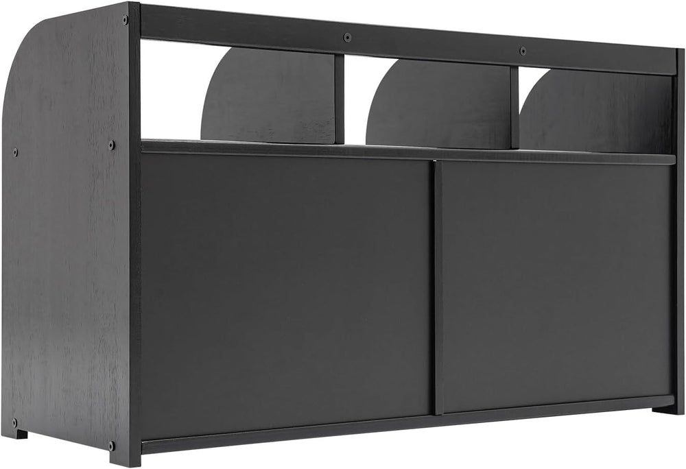Storage Organizer Countertop Cabinet Bamboo Kitchen Pantry Sideboard Freestan...