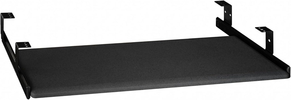 Bush Business Furniture Universal Keyboard Shelf in Black, Desk Accessories for Home or Professional Office