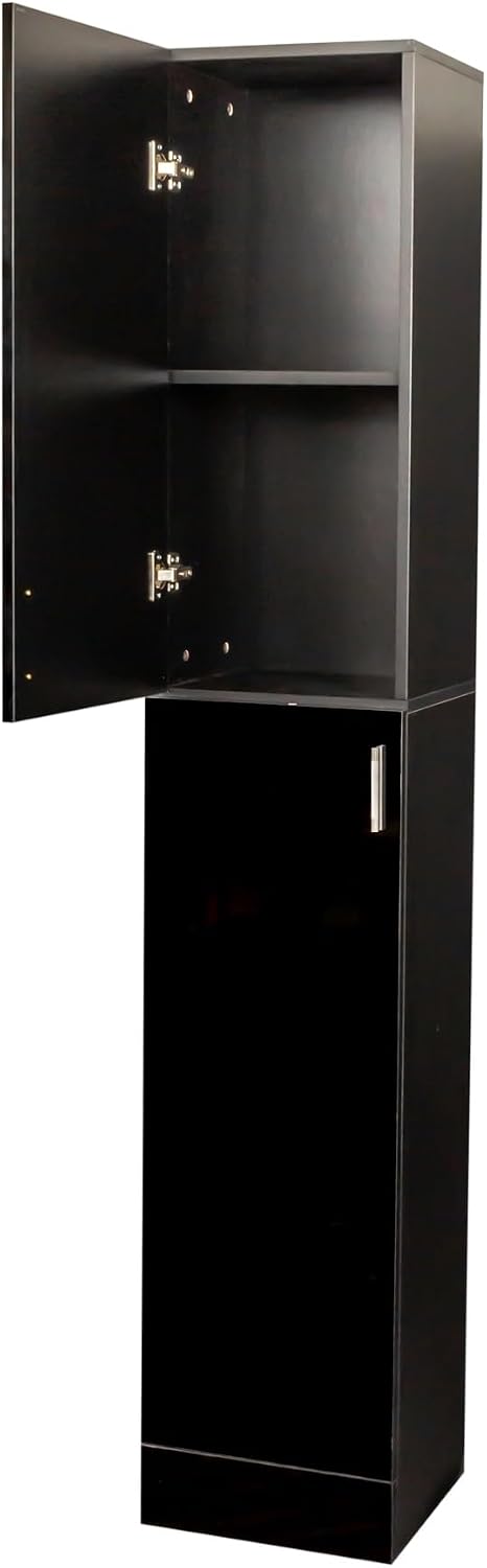 Modern Freestanding Cabinet with Inadjustable Shelves, for Kitchen Dining Roo...