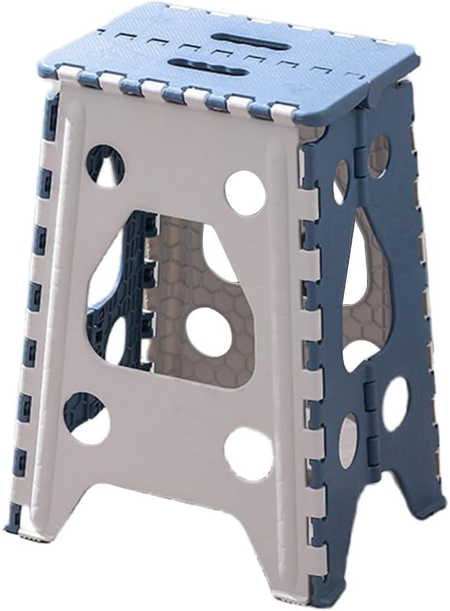 Folding Step Stool 18in Heavy Duty Step Stools for Adults Non Slip Folding St...
