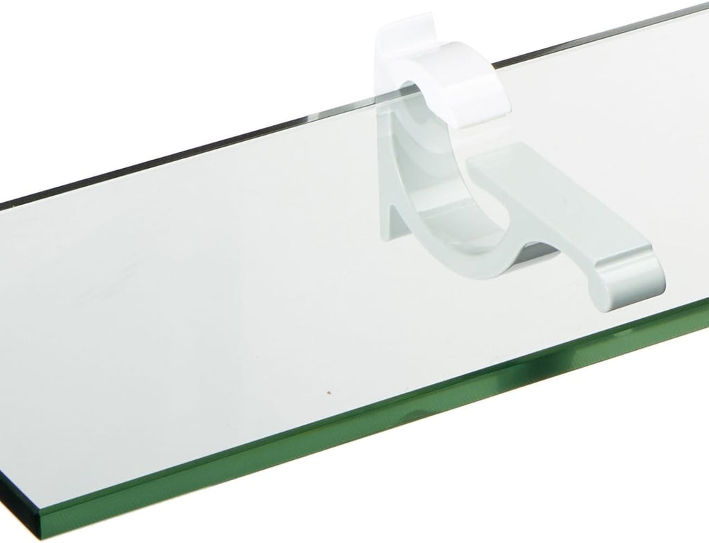 Spancraft Glass M-6x24-White Monarch Glass Shelf, White, 6" x 24"