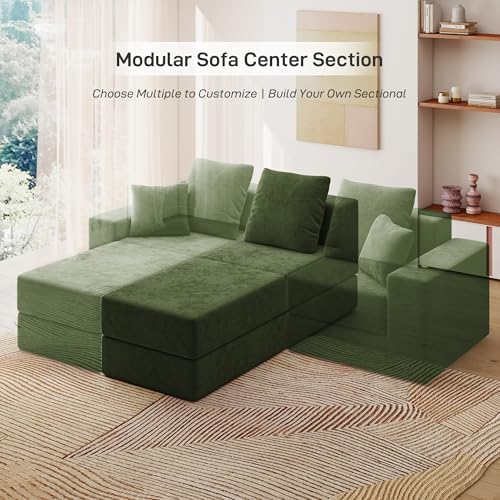 Living&Giving Cloud Sectional Couch for Living Room, Modular Couch with 1...