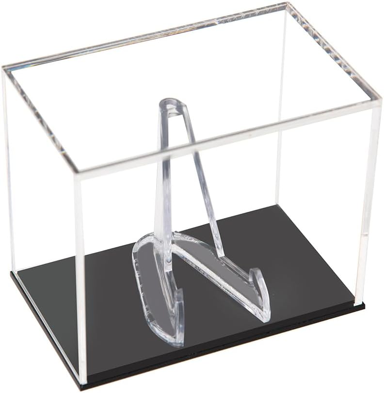 Belt Buckle Display Case Stand Holder Clear Acrylic Box Protected Cabinet Shelf Rack Protection Storage Cover Collections