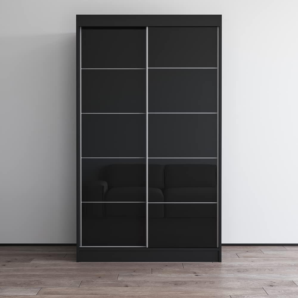 Meble Furniture Aria 2D Wardrobe with Mirror Doors — Spacious Storage with Sh...