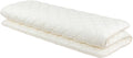 FULI Japanese Futon, Foldable & Portable Floor Lounger Bed, Roll Up Sleeping Pad, Shikibuton, Made in Japan (White, King)