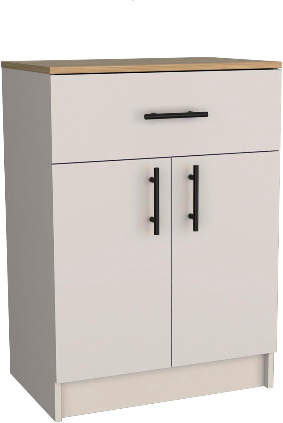 Multistorage Pantry Cabinet, One Drawer, Two Interior Shelves Ivory - Natural...