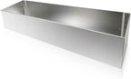 Aluminum Fuel Tank Rack Multi Use Storage Cabinet Holder Practical Kettle Racks Length 46" Accommodate 4 5-Gallon Jugs Suitable for Garage Enclosed Racing Trailer Work Area Silver