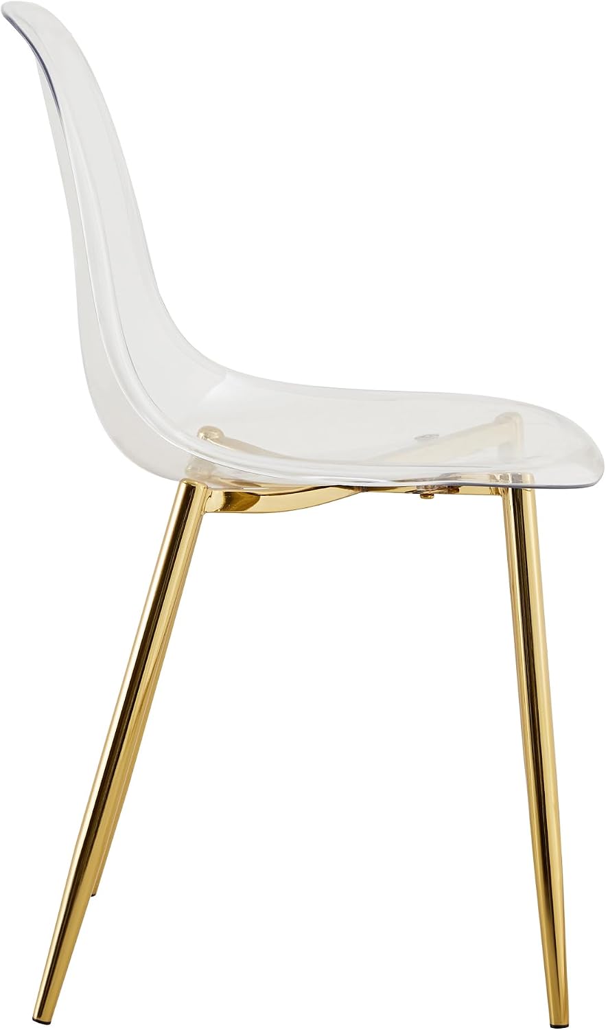 Baysitone Clear Dining Chairs Set of 10, Modern Kitchen Chairs with Transpare...