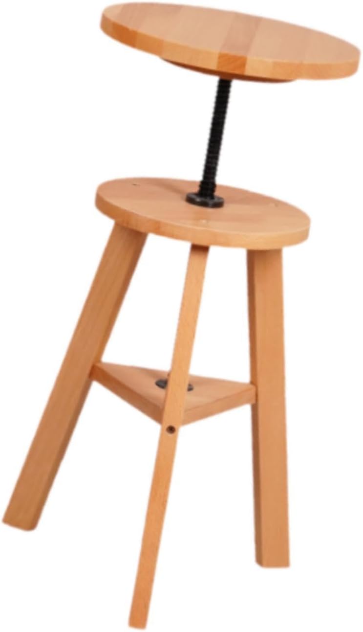 Wooden Drafting Stool Sturdy Artist Stool