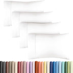 Standard Pillow Cases - 4 Pack - Super Soft Pillowcase Covers - Envelope Enclosure - Hotel Quality Pillow Protectors - Wrinkle Free, Shrink and Stain Resistant - Machine Washable - 20" x 26" (White)