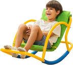 PLATPORTS Calming Sensory Rocking Chair for Kids – Balance Seat for Focus, Relaxation & Play | Indoor Outdoor Therapy Chair for Autism, ADHD & Active Kids