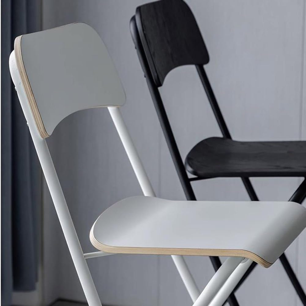 25in/29in Folding Breakfast Bar Stool, Modern Foldable Wooden Seat Tall Chair...