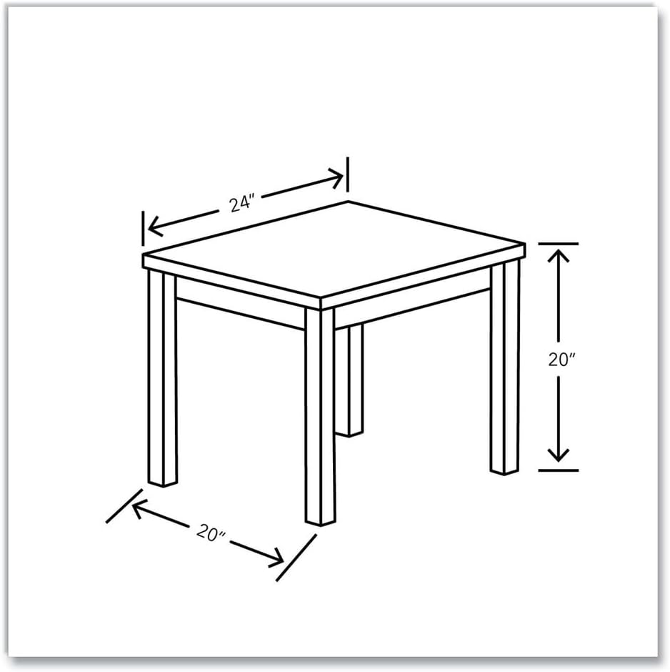 The Hon 80193LKI1 80000 Laminate Occasional End Table, Rectangular, 24w X 20d...