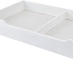 MUSEHOMEINC Solid Wood Under Bed Storage Drawer with 4-Wheels for Bedroom,Wooden Underbed Storage Organizer,Suggested for Queen and King Size Platform Bed
