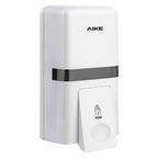 AIKE Wall Mount Liquid Soap Dispenser, 27oz Large Capacity with Extended Pump for Commercial Bathrooms(White)