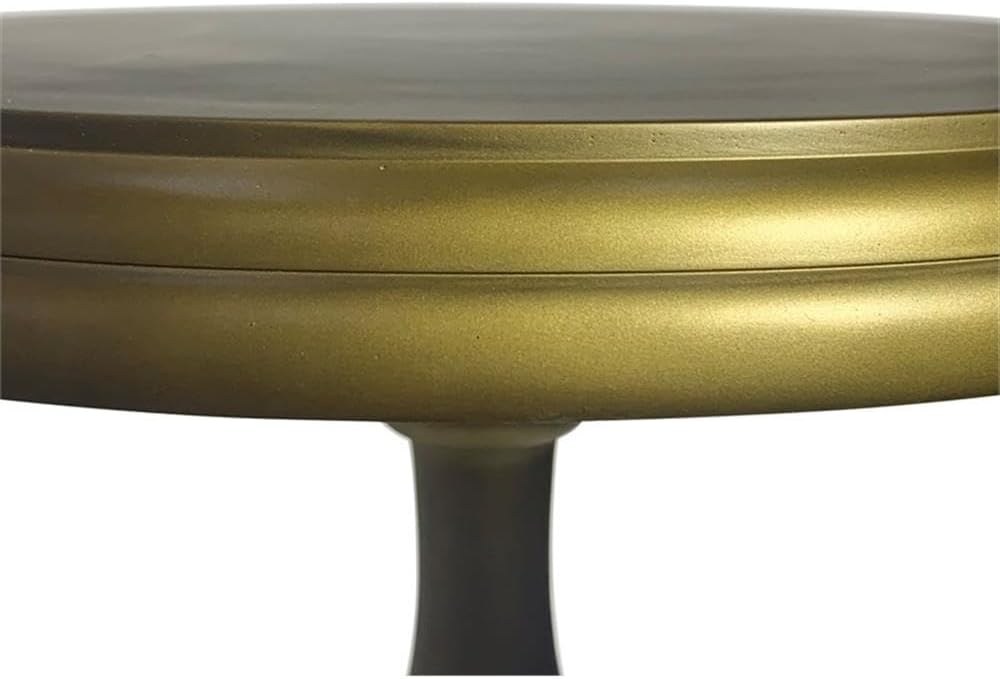 Carolina Chair & Table Pearson Round Accent Table - Elegant Aluminium Fra...