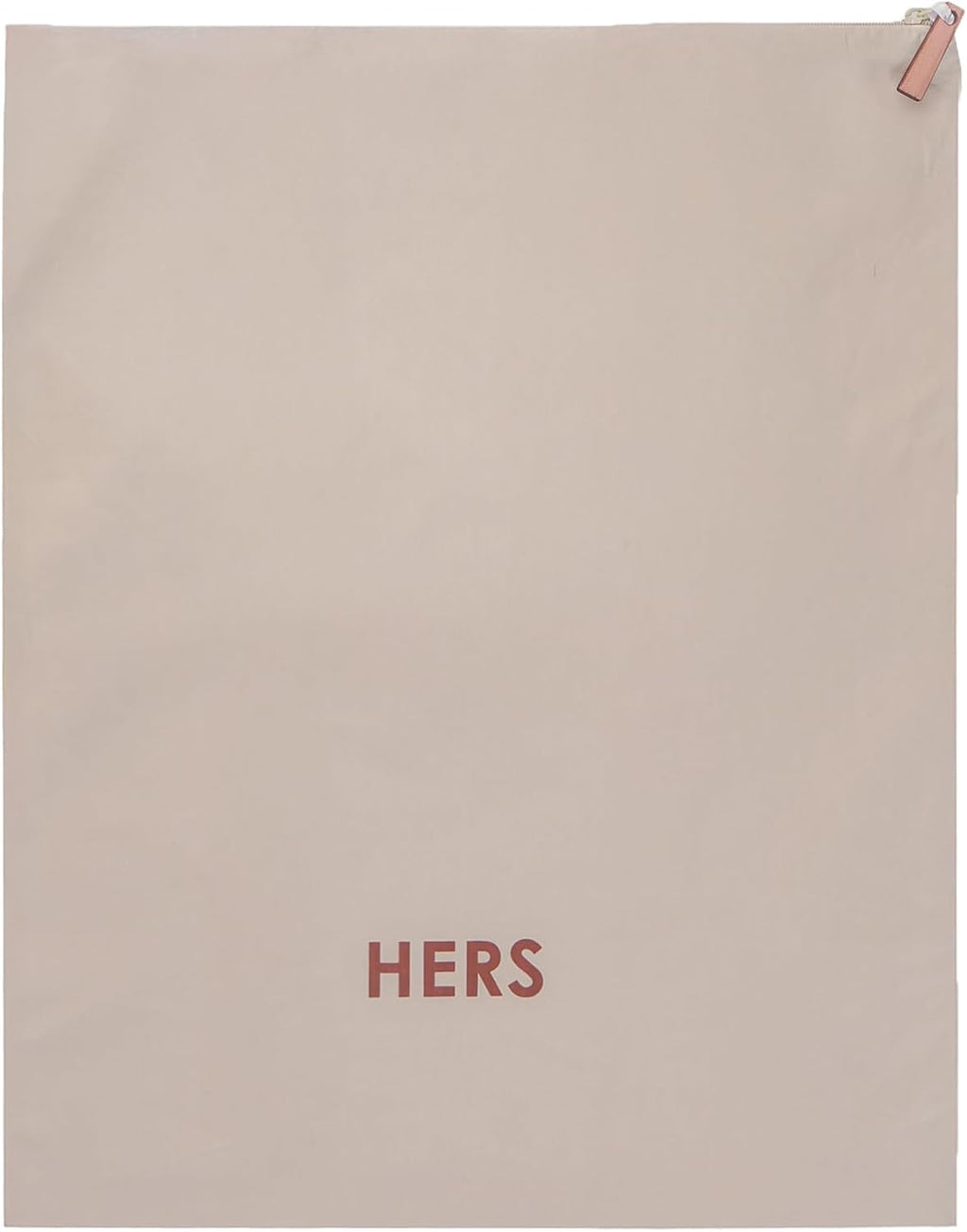 Delicates, Cashmere Wool Sweater Storage Bag Pouch Set with integrated Cedar Wood (His & Hers)