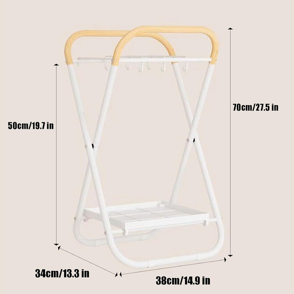 Entryway Umbrella Stand Umbrella Holder Indoor Umbrella Storage with Drip Trays Metal