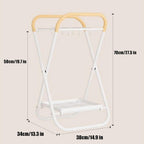 Entryway Umbrella Stand Umbrella Holder Indoor Umbrella Storage with Drip Trays Metal