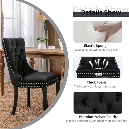 5 Piece Clear Glass Top Dining Set, 36'' Modern Minimalist Square Din...