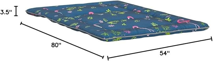 MAXYOYO Japanese Floor Mattress Futon Mattress, 4" Thicken Tatami Mat Sleeping Pad Foldable Roll Up Mat Boys Girls Dormitory Pad Kids Floor Lounger Pillow Bed, Charcoal Grey, Queen Size
