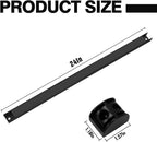 24" Magnetic Tool Holder, 5 Packs Magnetic Storage Strips Magnet Bar PVC Coated for Garage Tool Organizer Mounted Hanging Strip,Heavy Duty of Holder Easy to Install