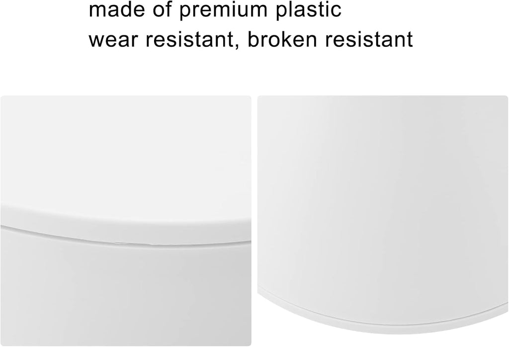 Gaoxin Hourglass Stool Wear Resistant Anti Impact Water Resistant Hourglass Stool Widely Use in Fitting Room White
