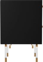 SEI Furniture Helston Desk, Black